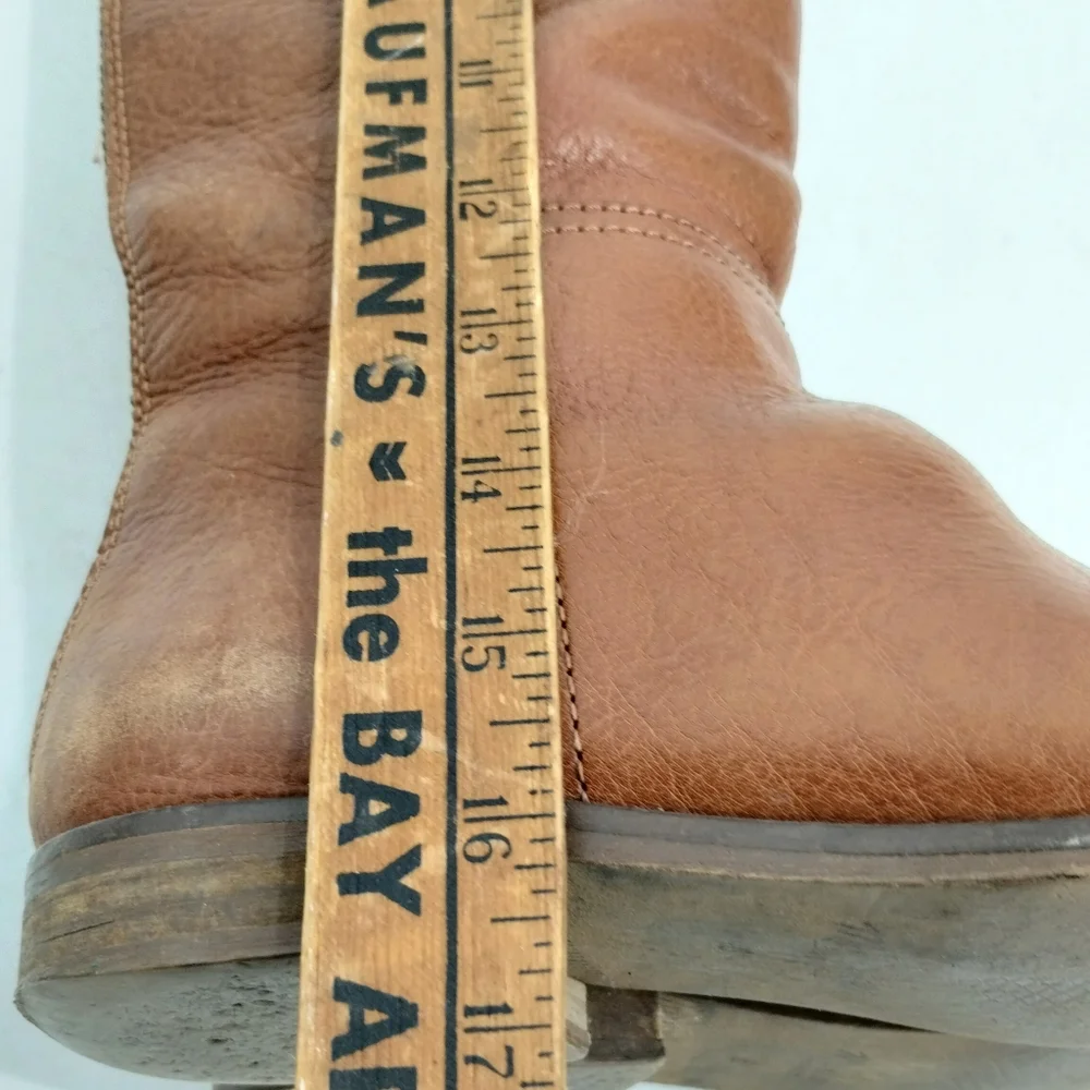 Madewell‎ Sidney Tall Riding Boots Brown Leather